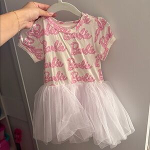 Pink and White Barbie Tulle Dress